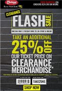 National Sports National Sports - 25% off Clearance - TUES JUNE 25 ONLY
