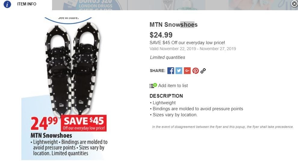 London S Mtn Snowshoes Lava Hot - Mountain Profile Snowshoes Costco London S Mtn Snowshoes Lava Hot - Mountain Profile Snowshoes Costco