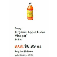Bargg Organic Apple Cider Vinegar 