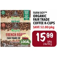Farm Boy Organic Fair Trade Coffee K-Cups