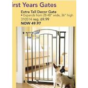 Toys R Us The First Years Extra Tall Decor Gate 49 97 The First Years Extra Tall Decor Gate 49 97 29 Off