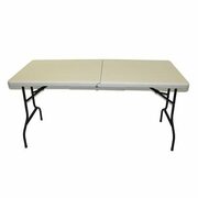 GSC TECHNOLOGIES Table - Fold in Center Table 6 Feet Rectangular 30 Inch x 72 Inch, Domestic - $39.97 (33% off)