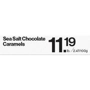 Sea Salt Chocolate Caramels  - $11.19/Lb.