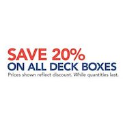 All Deck Boxes - 20% off