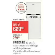 Frigidaire 12 cu. Ft. Apartment Size Top Mount Refrigerator - $629.99