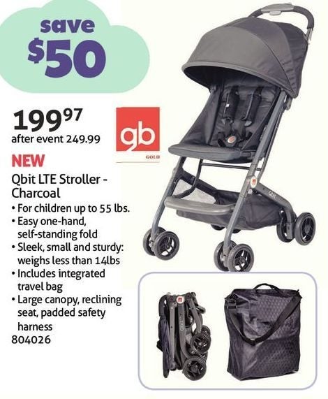 gb qbit stroller travel bag