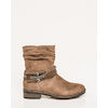Suede-Like Round Toe Ankle Boot - $79.99 (20% off)