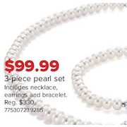 3-Piece Pearl Set - $99.99