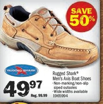 rugged shark axis boat shoes
