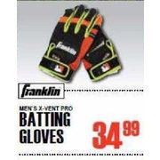 Franklin Men's X-vent Pro Batting Gloves - $34.99