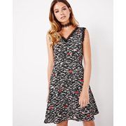 Cocktail Dress With Lace Trims - $94.95 ($4.95 Off)