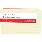 3" x 3" Sticky Notes - $10.00 (23% off)
