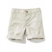 Roll-cuff Twill Shorts For Baby - $15.00 ($1.94 Off)