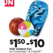 Kids' Outdoor Fun - $1.50-$10.00