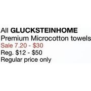 All Glucksteinhome Premium Microcotton Towels - $7.20 - $30.00 (40% off)