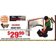 Childrens Hockey Nets  - $29.99