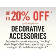 Decorative Accessories - Up to 20% off