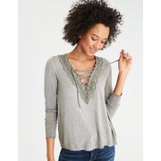 AE Lace-on-Lace Trim Top - $12.98 ($25.94 Off)