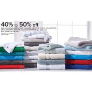 Bath Towels by Lauren Ralph Lauren, Lacoste, Hotel Collection, DKNY, Distinctly Home, Glucksteinhome Spa Collection, and Grand Pat