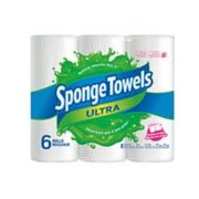 Sponge Towels Ultra Paper Towels, 6-pk - $4.99 ($3.00 Off)