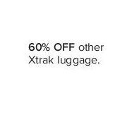 Heys Xtrak Luggage  - 60% off