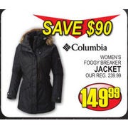 columbia foggy breaker jacket womens