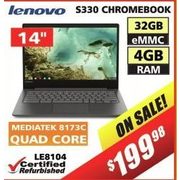 Lenovo S330 Chromebook - 14" - $199.98