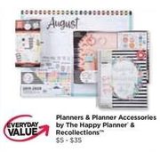 Planners & Planner Accessories by the Happy Planner & Recollections  - $5.00-$35.00