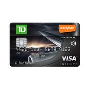 TD® Aeroplan® Visa Infinite Card: Earn Aeroplan Miles with Every Purchase (Apply by Sept. 3)