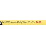 Pampers Baby Wipes - $4.99