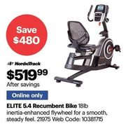 Nordictrack elite shop 5.4 recumbent bike