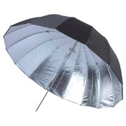 Cameron 63" Silver/black Parabolic Umbrella - $59.99 ($40.00 off)