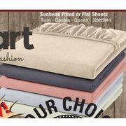 Sunbean Fitted Or Flat Sheets - 2/$12.00