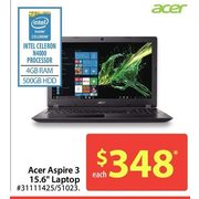 Acer Aspire 3 15.6" Laptop - $348.00