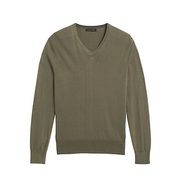Silk Cotton Cashmere V-neck Sweater - $71.99 ($13.01 Off)