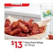Sprite Party Pack Wings - $13.00