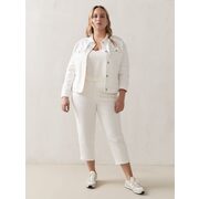 Classic White Denim Jacket - Addition Elle - $26.00 ($38.99 Off)