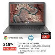 HP Chromebook 14 Laptop - $319.99