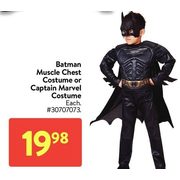 Batman Muscle Chest Costume Or Captain Marvel Costume - $19.98