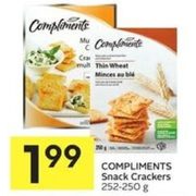 Compliments Snack Crackers - $1.99