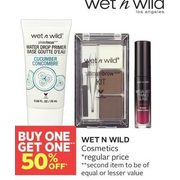 Wet N Wild Cosmetics - BOGO 50% off