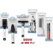 BabylissPro Pet Combs, Brushes & Nail Clippers - $6.79-$25.49 (15% off)