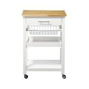 Canvas Dorval Kitchen Cart With Basket - $99.99 (50% off)
