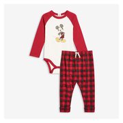 Disney Mickey Mouse Bodysuit & Pant Set In Red - $18.94 ($5.06 Off)