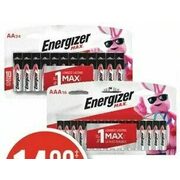 Energizer Max AA or AAA Batteries - $14.99