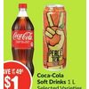 Coca-Cola Soft Drinks, Peace Tea - $1.00 (Up to $0.49 off)