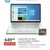 HP Laptop With Anti-Glare - $649.99 ($80.00 off)