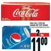 Coca-Cola Pepsi or Canada Dry Soft Drinks  - 2/$11.00