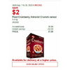 Post Cranberry Almond Crunch Cereal - $7.99 ($2.00 off)