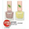 Quo Beauty Nail Enamel Or Treatment - 2/$20.00